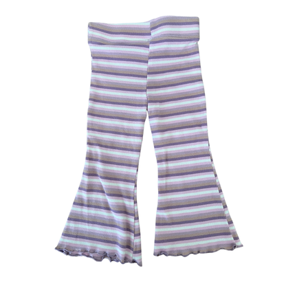 Mini mango Stripe Flare Legging - size 1