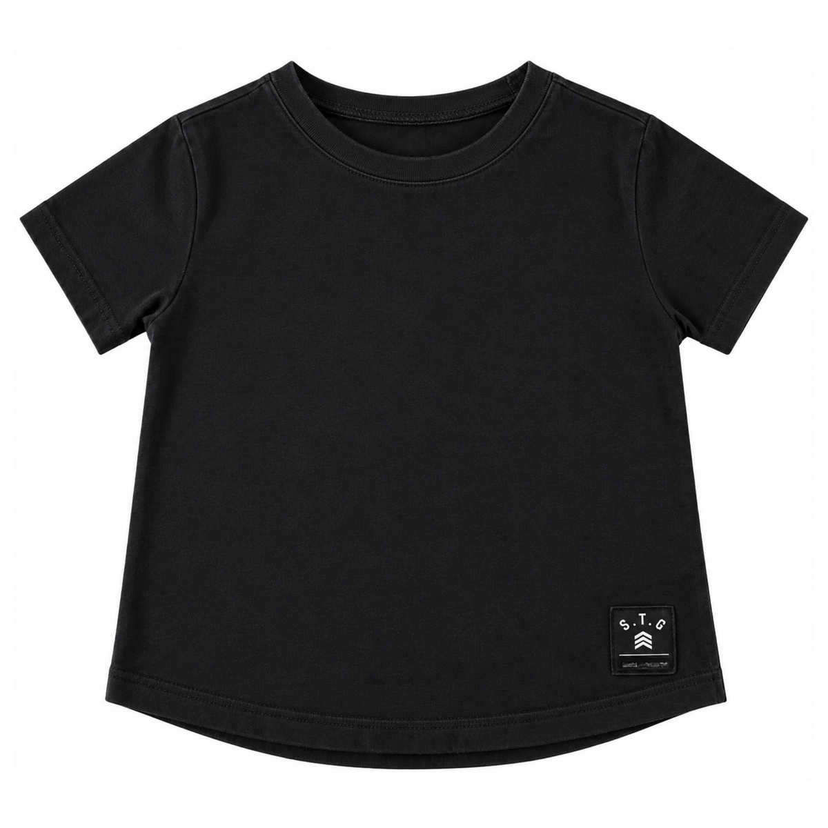St. Goliath Essential Black Tee - size 4
