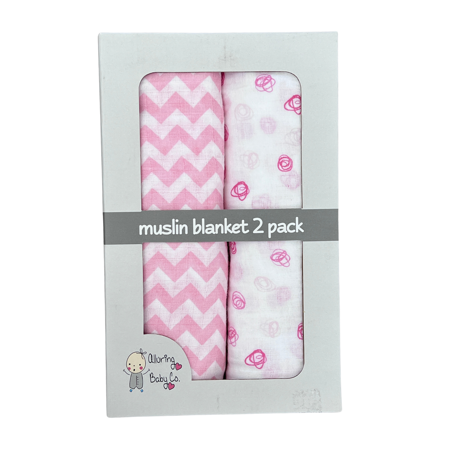 Alluring Baby Co muslin blanket 2pk image 0