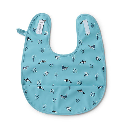 Snuggle Hunny blue ocean snuggle bib image 0