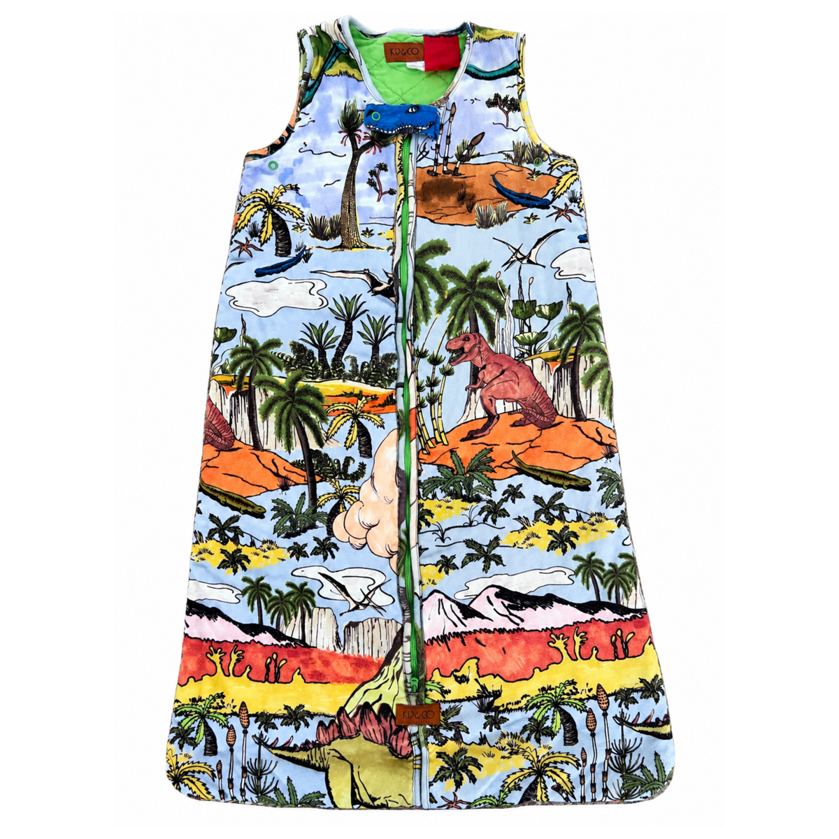 Kip&Co Tropical Dino 2.5 TOG Sleeping Bag - size 12-24m
