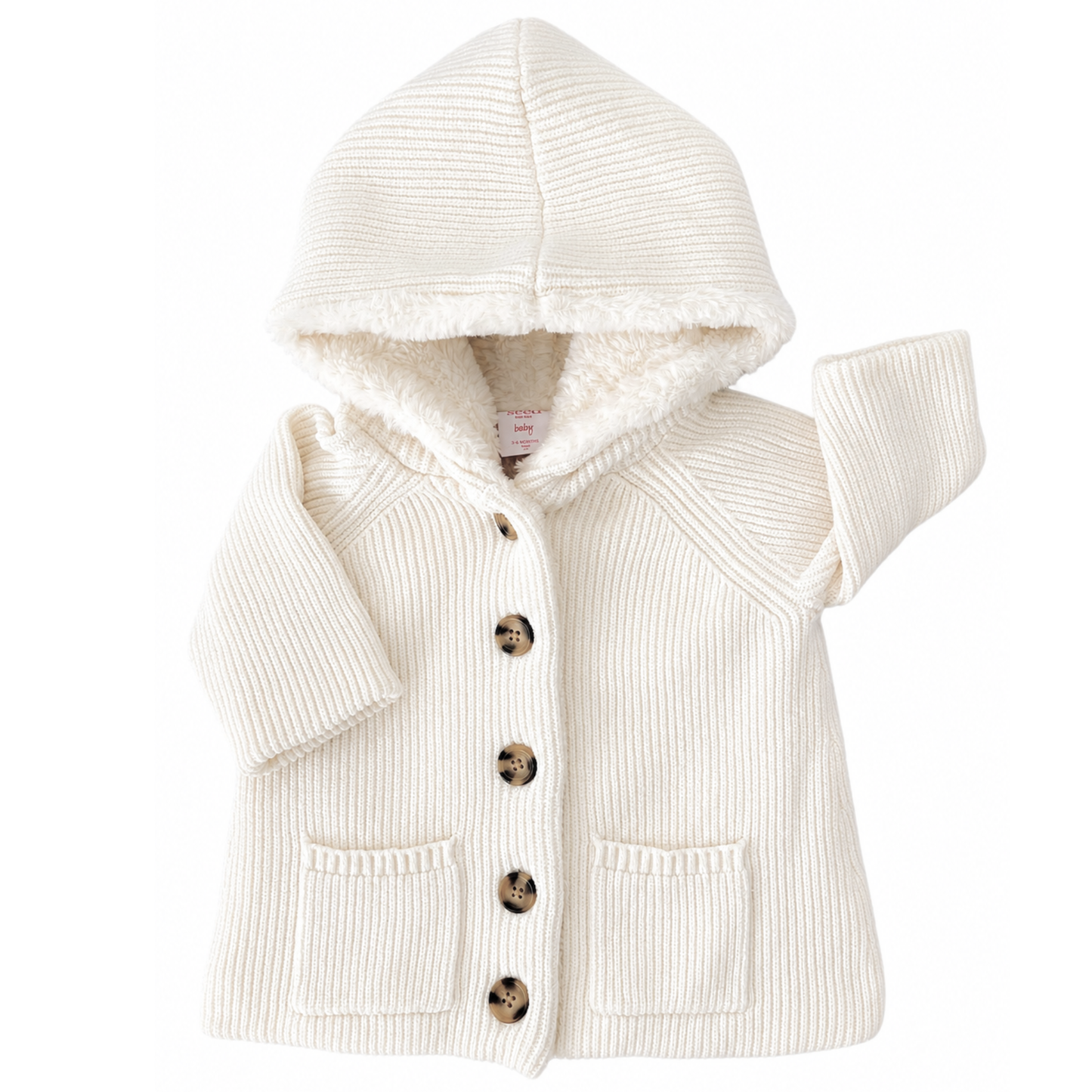 Seed Heritage Sherpa lined cardi - size 00