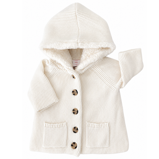 Seed Heritage Sherpa lined cardi - size 00