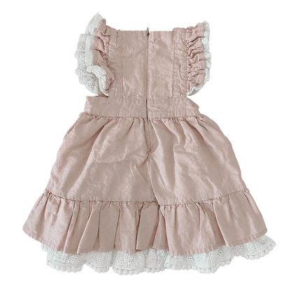 Arthur Ave Neutral Love Frilly Dress - size 2