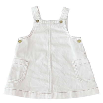 Target Denim Cargo Pinafore - size 1