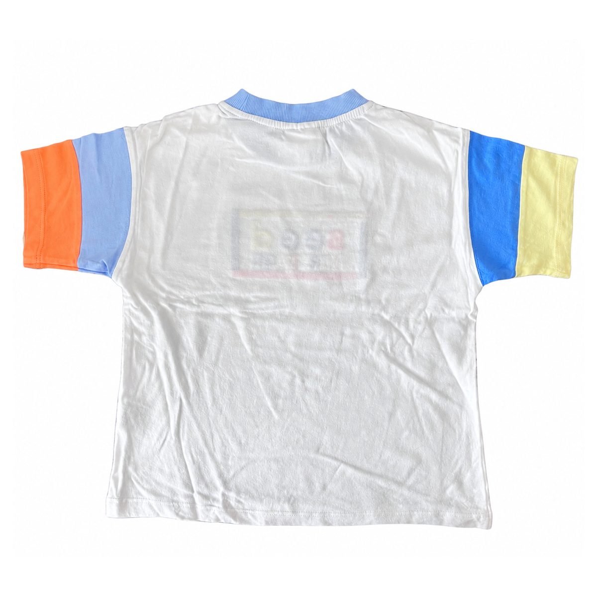 Seed Heritage Colourblock Logo Tee - size 4