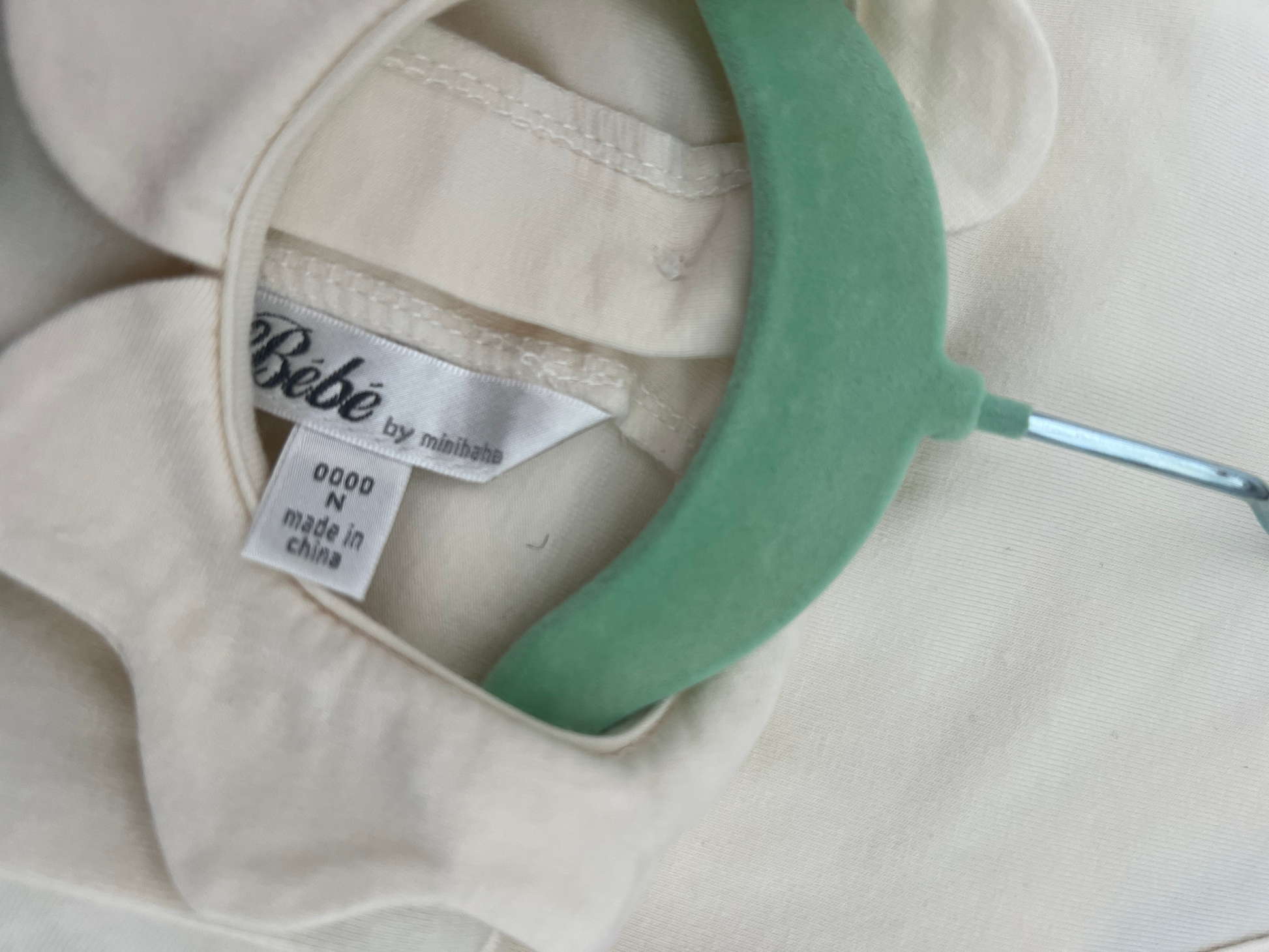 Bebe by Minihaha margo collared bodysuit - size 0000 image 4