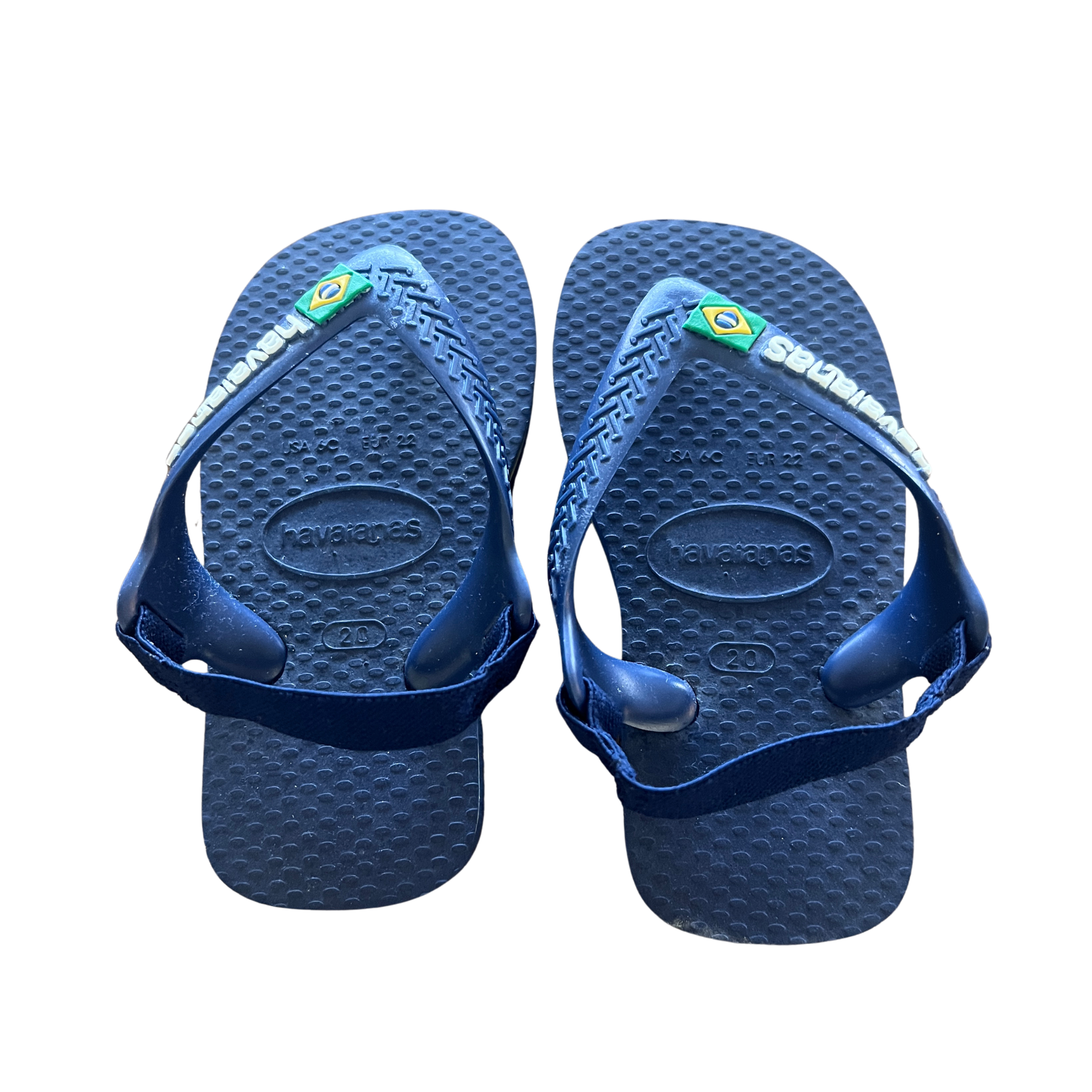 Havaianas toddler Brazil logo thongs - size EU 20 (16-18months) image 3