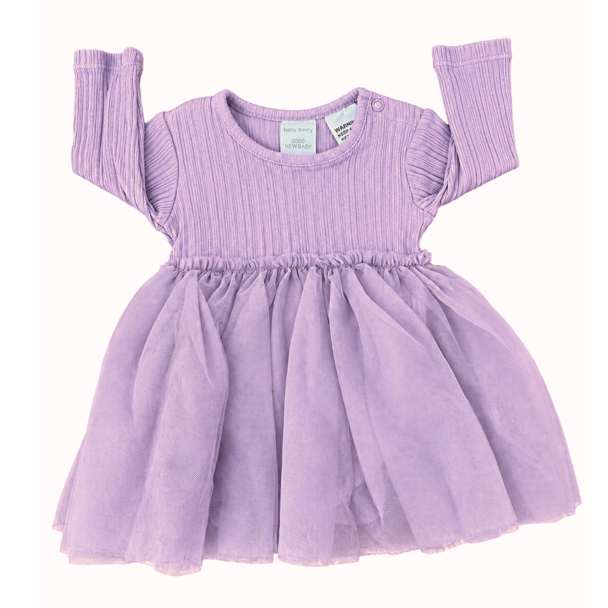 Baby Berry Purple Tulle Dress - size 0000