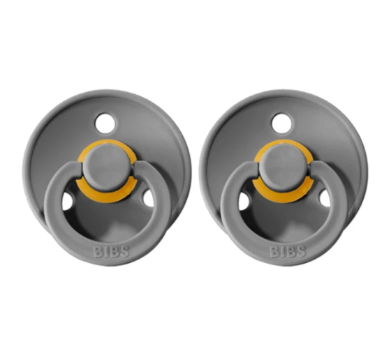 BIBS round dummy 2pk - Smoke image 1