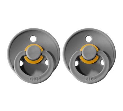 BIBS round dummy 2pk - Smoke image 1