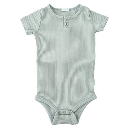 Jamie Kay Sage Grey Modal Rib Tee Bodysuit - size 1