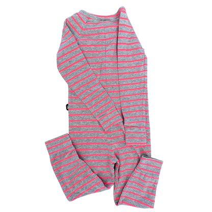 Bonds zip suit in neon stripe - size 3 image 1