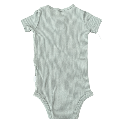 Jamie Kay Sage Grey Modal Rib Tee Bodysuit - size 1