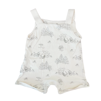 Aster & Oak Woodland Friends Overalls - size 1