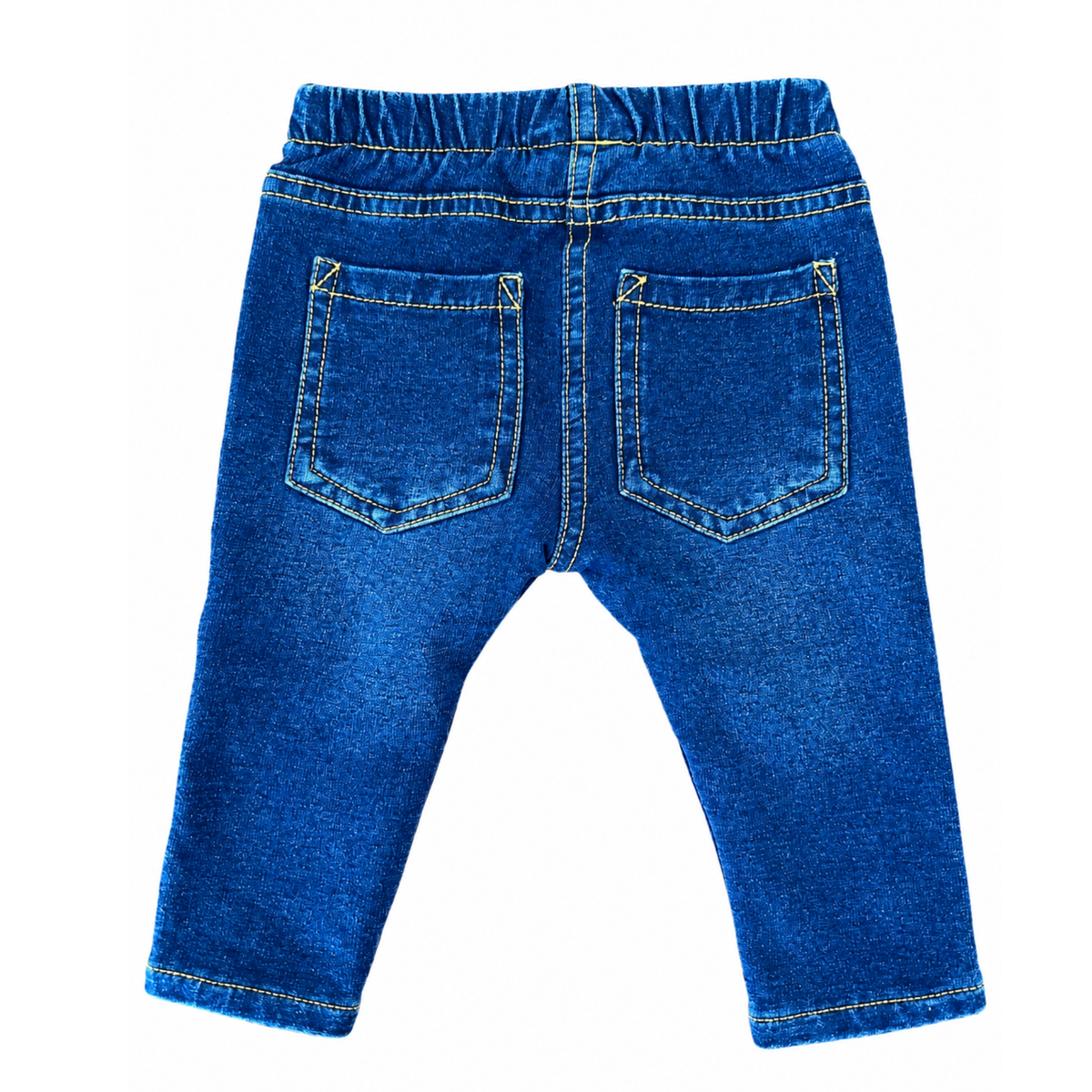 Dymples Organic Frill Neck Rib Tee & Jeans Set - size 000