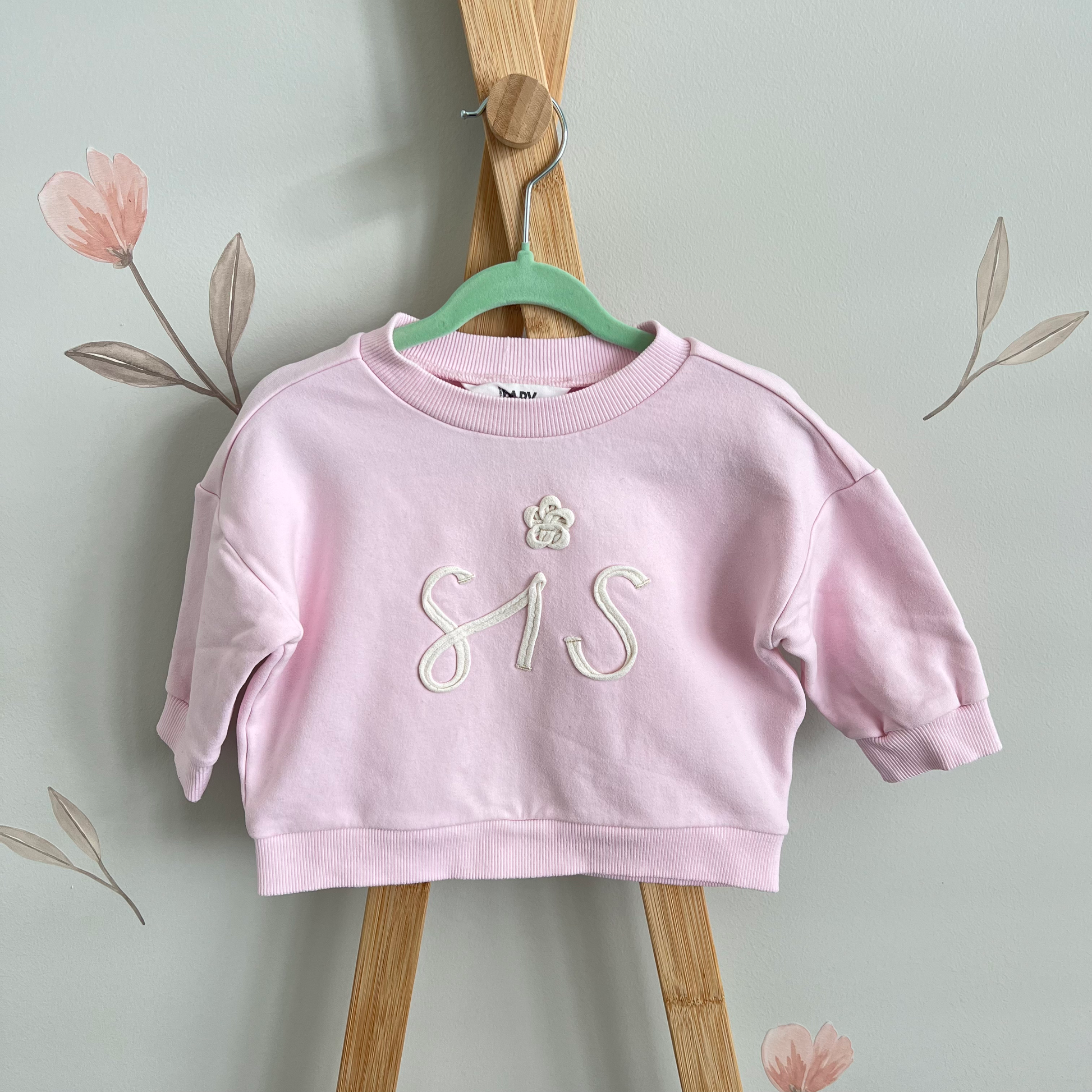 Cotton On Baby sis sweat - size 0 image 0