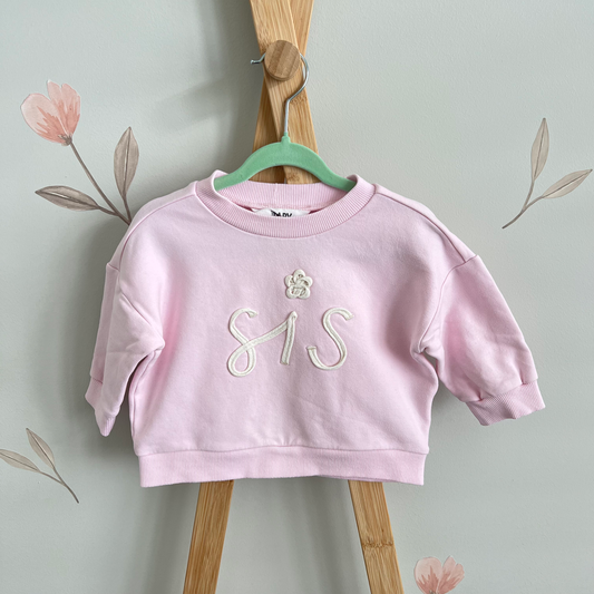 Cotton On Baby sis sweat - size 0 image 0