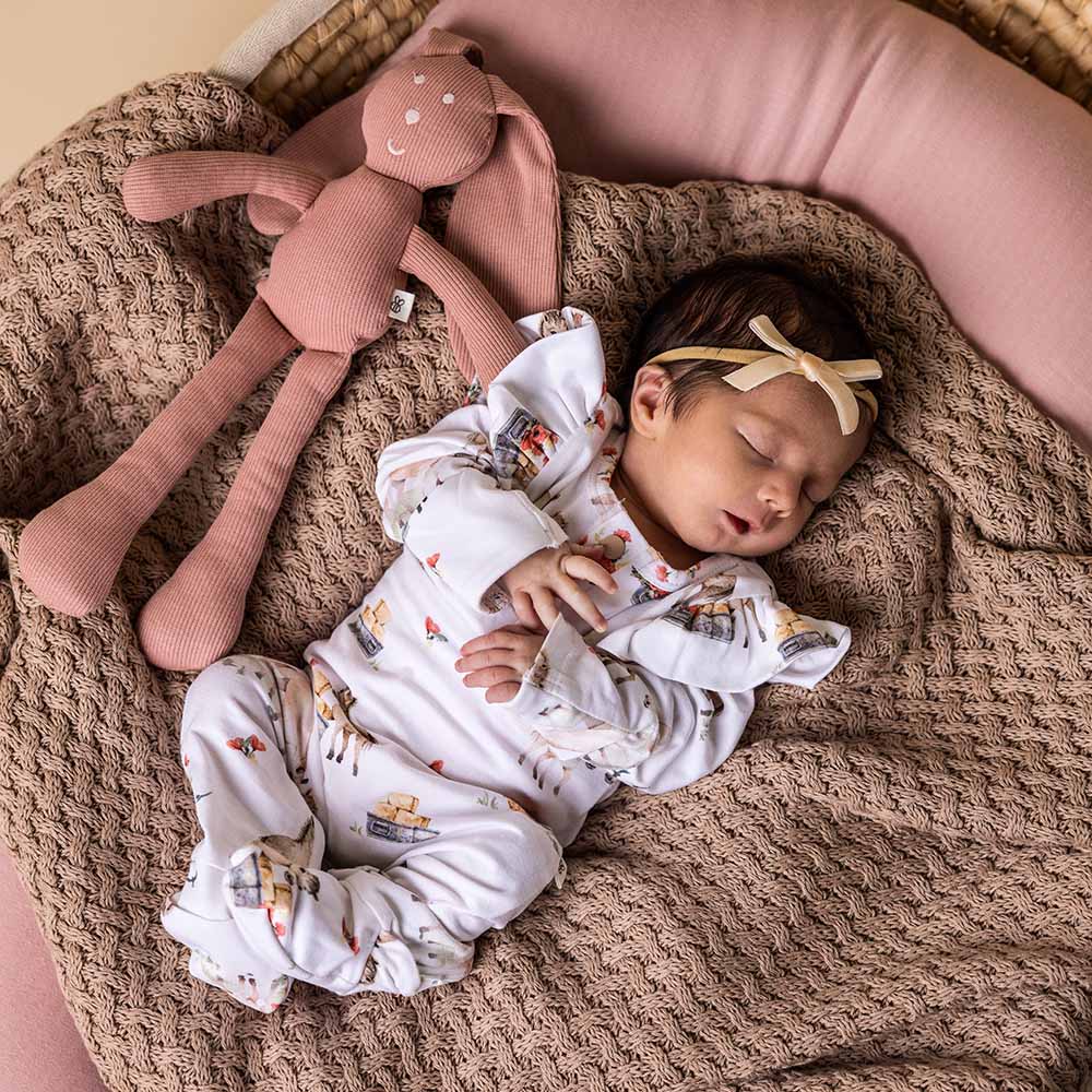 Snuggle Hunny pony pals organic growsuit - size 0 image 2