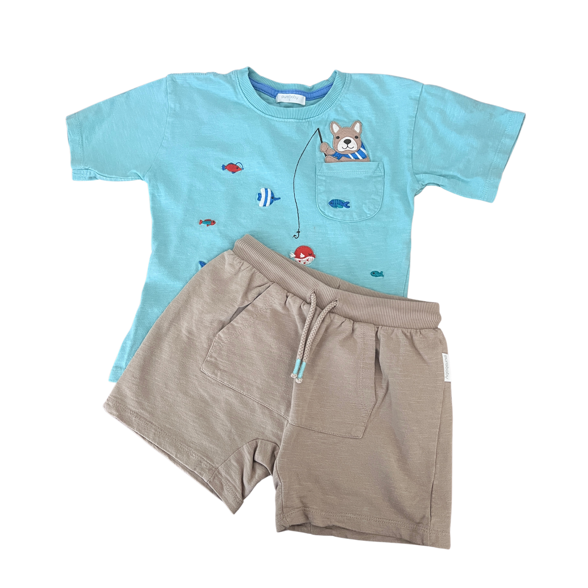 Purebaby Catching A Shark Set - size 5