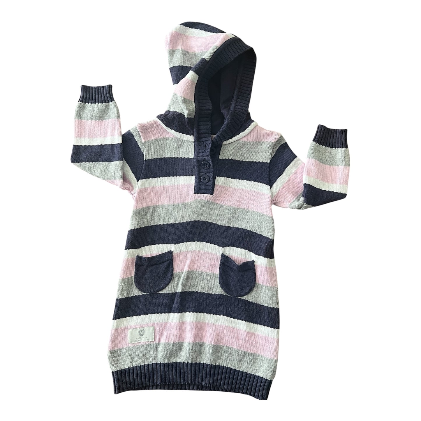 Korango hooded knit dress - size 2 image 0