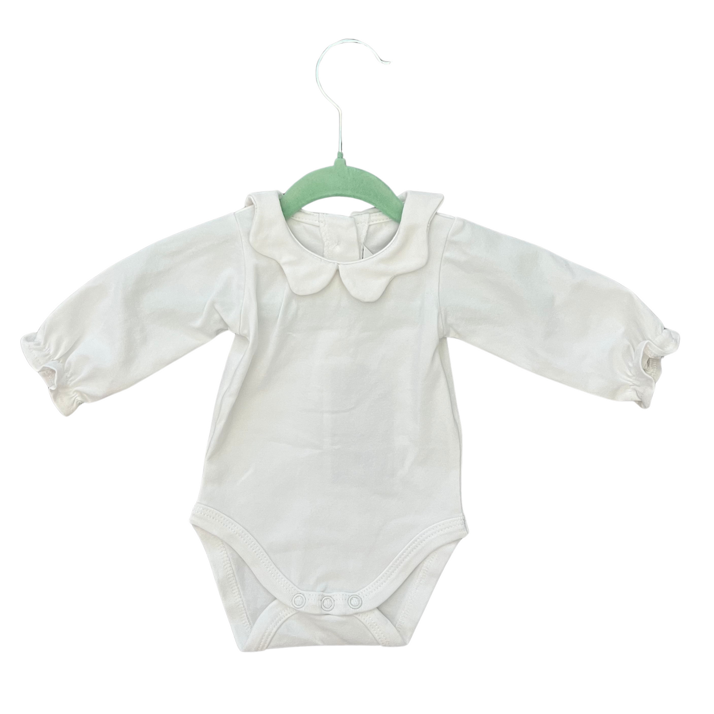Bebe by Minihaha penny collared bodysuit - size 0000 image 0