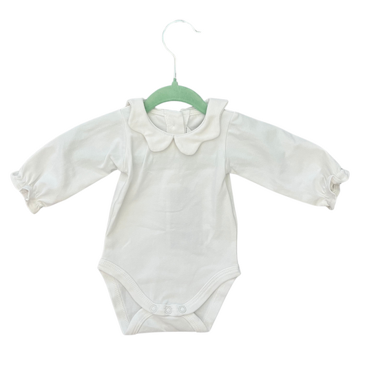 Bebe by Minihaha penny collared bodysuit - size 0000 image 0