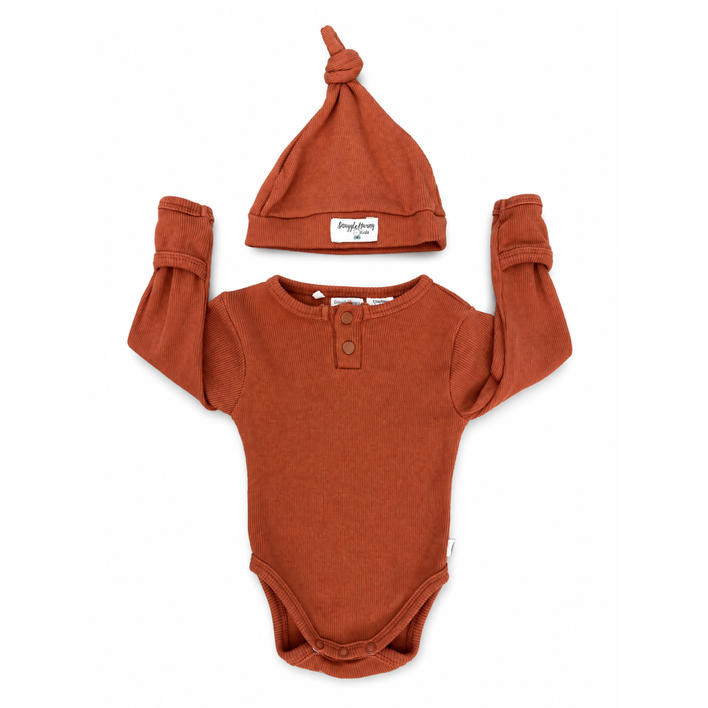 Snuggle Hunny biscuit bodysuit & beanie set - size 000 image 0