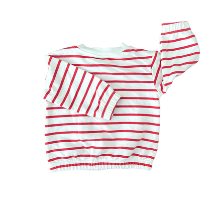 Jack & Milly Striped boucle koala top & pant set - size 00