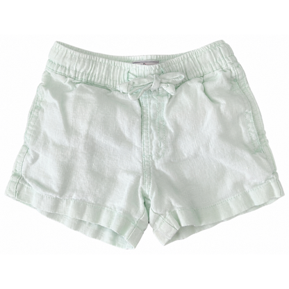 Academy Rookie Green Linen Short - size 2