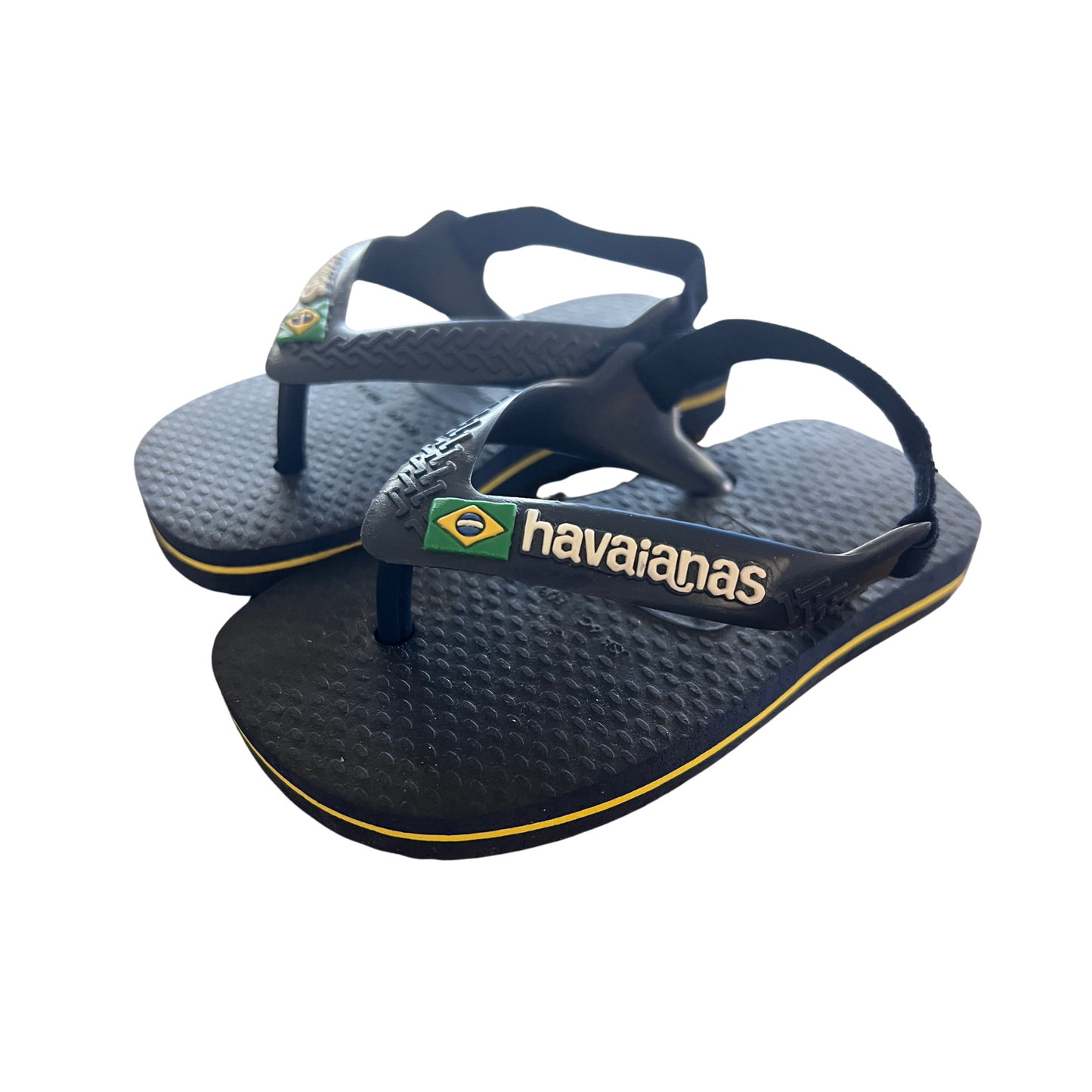Havaianas toddler Brazil logo thongs - size EU 20 (16-18months) image 0