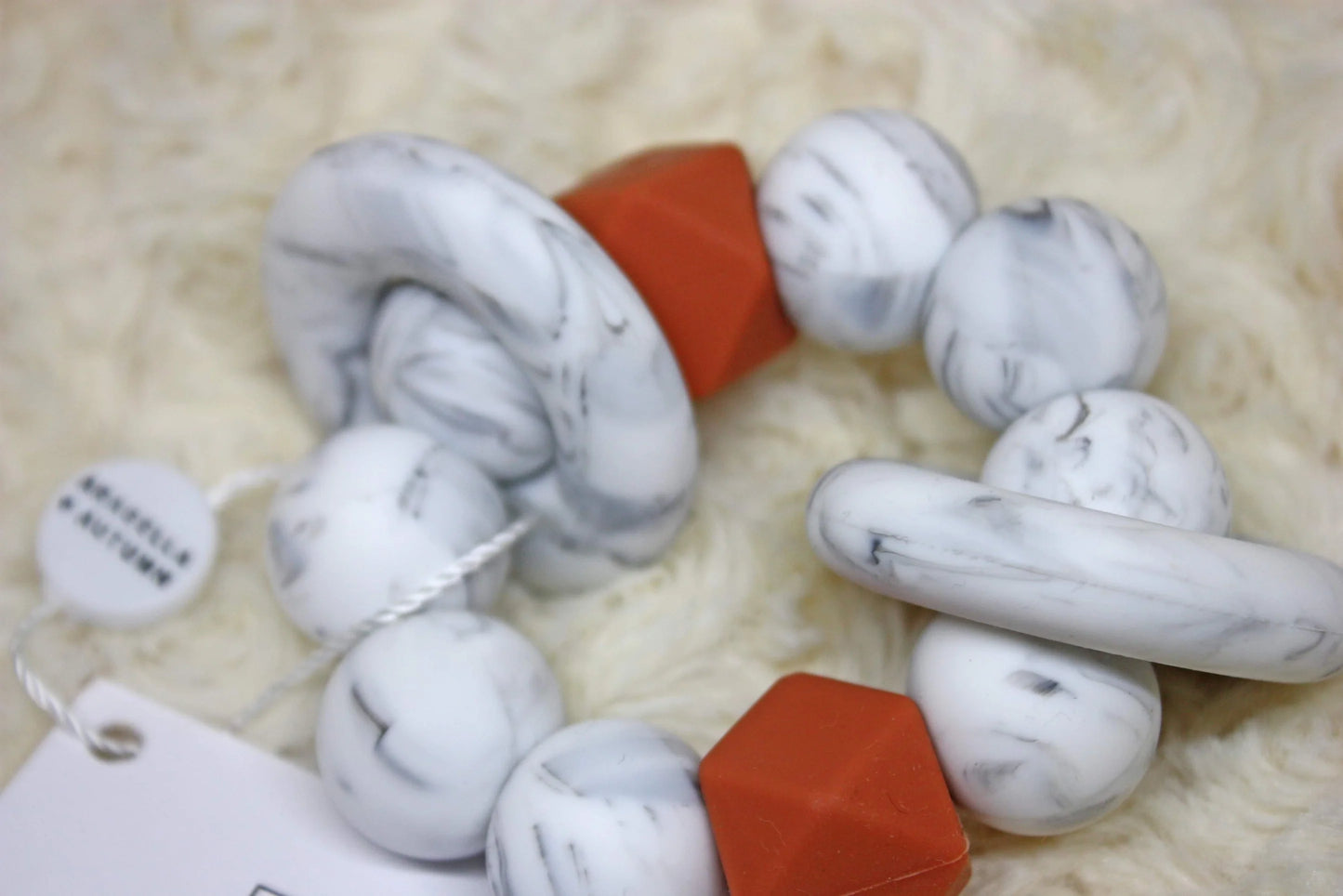 Arabella + Autumn silicone ring teether image 9