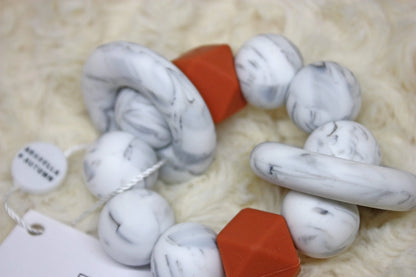 Arabella + Autumn silicone ring teether image 9