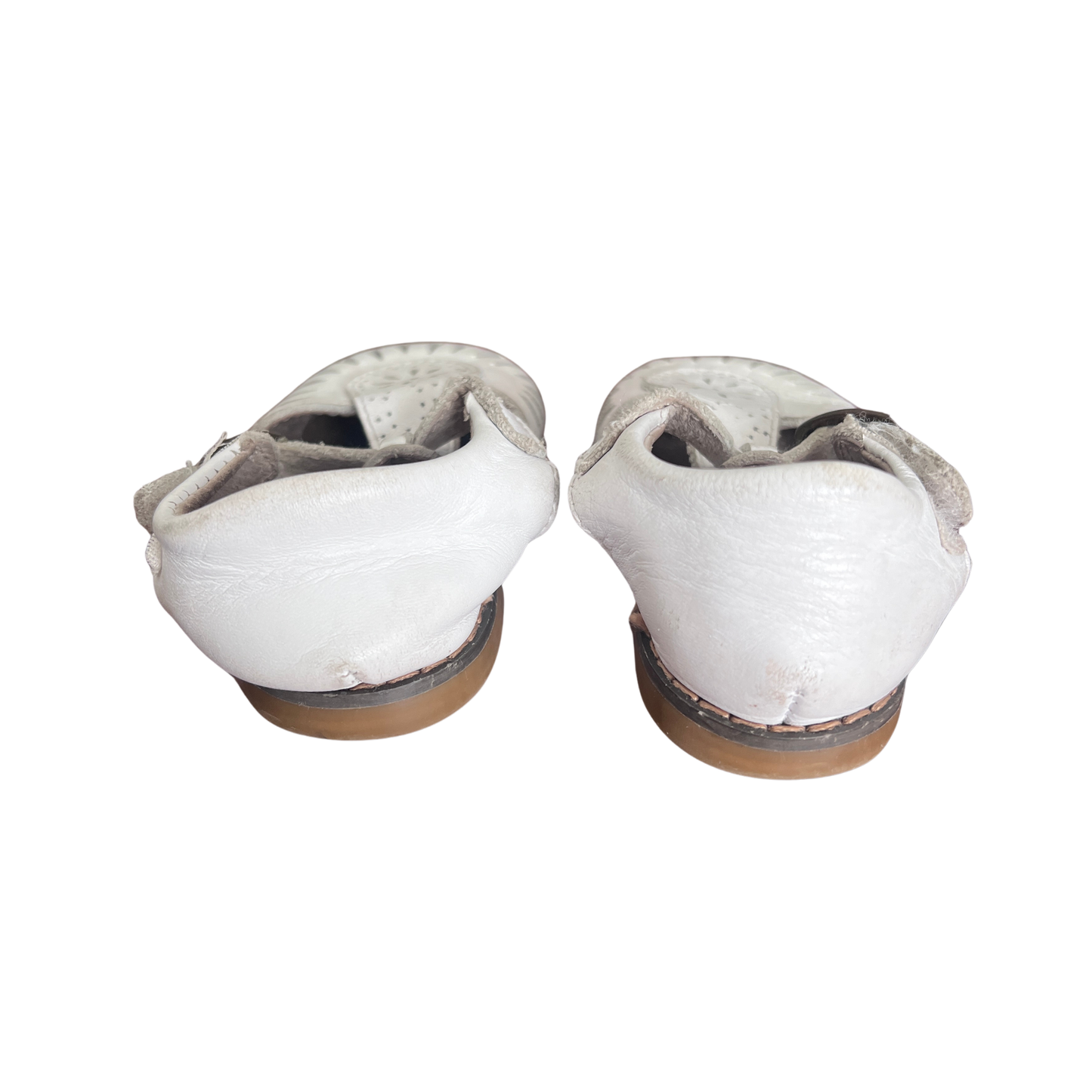 Mil and Co Boutique white leather sandals - size EU 22/UK 5 image 3