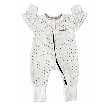 Bonds Poodlette Wondersuit in White - size 0000