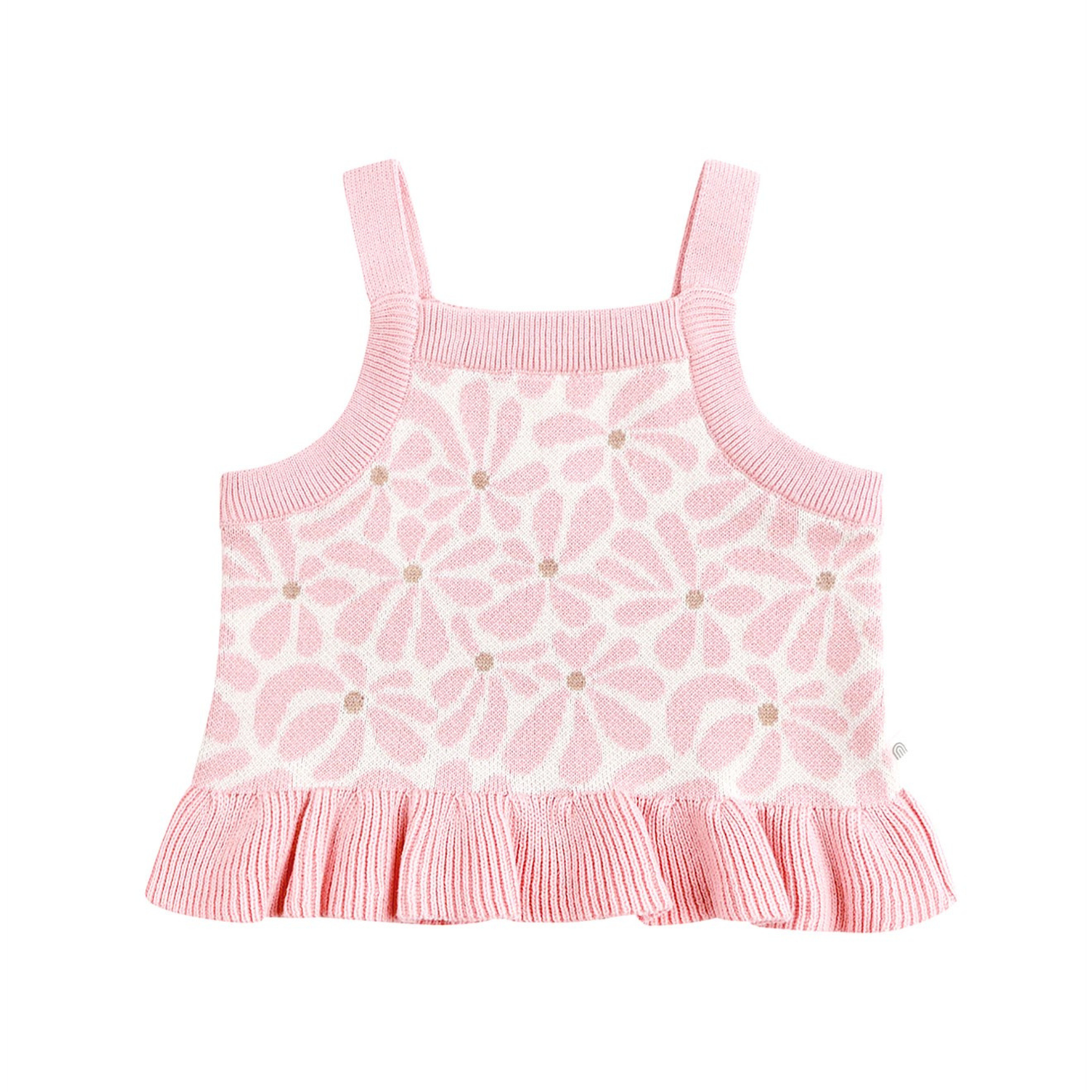 Kynd Baby hibiscus knit frill set image 1