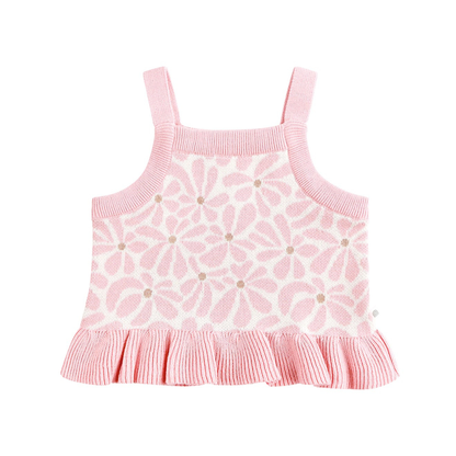 Kynd Baby hibiscus knit frill set image 1