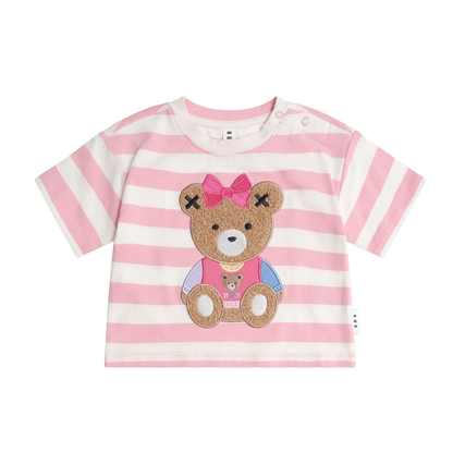 Huxbaby varsity huxette boxy tee - size 00 image 0