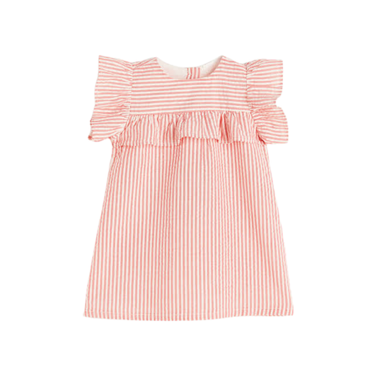 H+M striped frill-trim dress - size 1 image 0