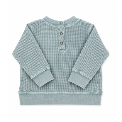 Cotton On Baby waffle long sleeve tee - size 00 image 1