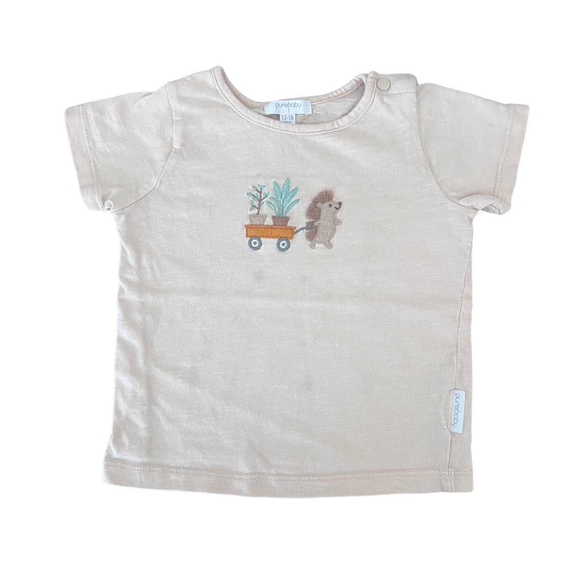 Purebaby Happy Gardener Tee - size 1