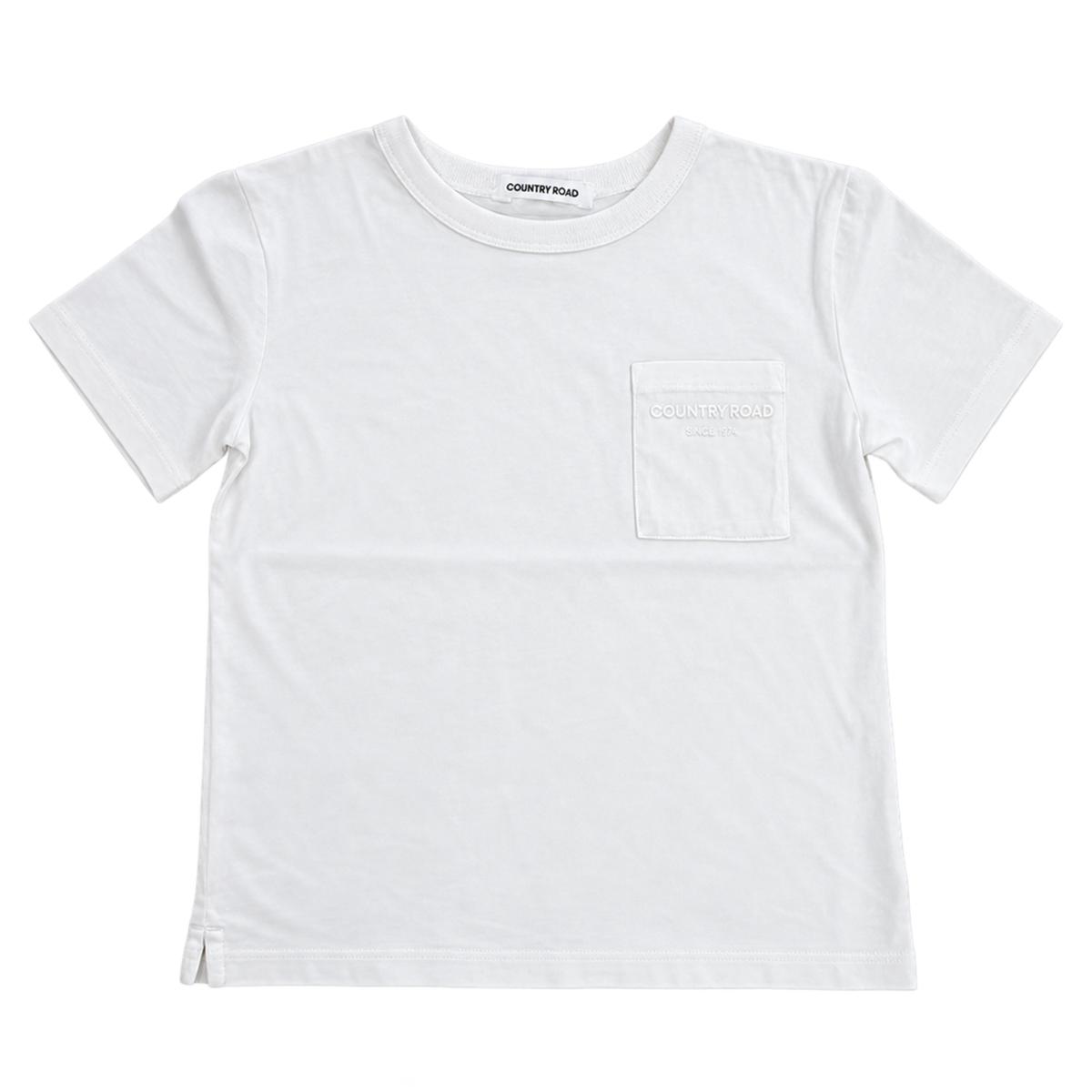 Country Road White Pocket T-shirt - size 3