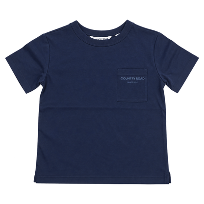 Country Road Navy Pocket T-shirt - size 3