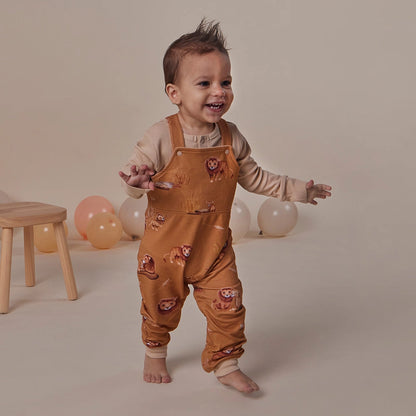 Snuggle Hunny Roar Organic Snuggle Overalls