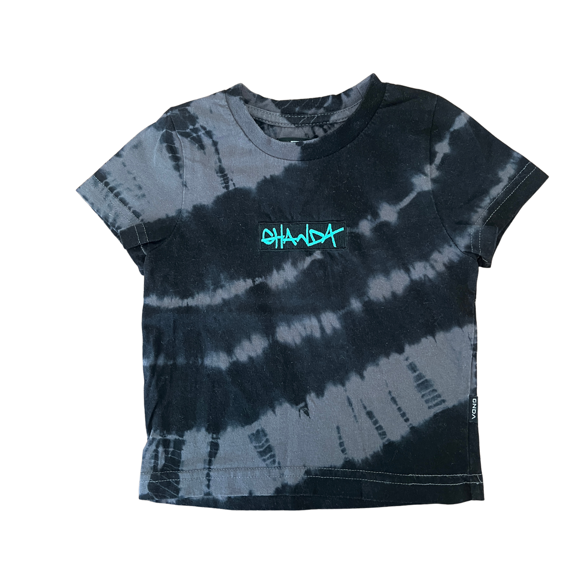 Ghanda Dark Tie Dye Tee - size 1-2