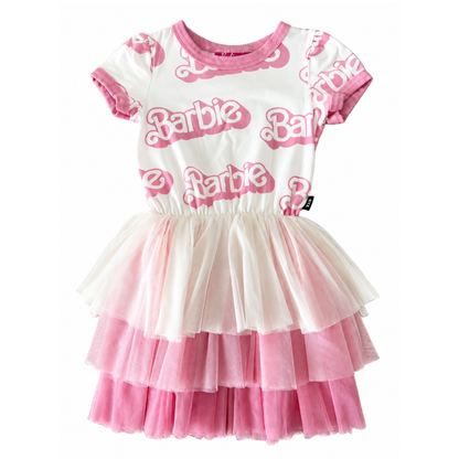 Rock Your Kid Barbie tiered dress - size 5