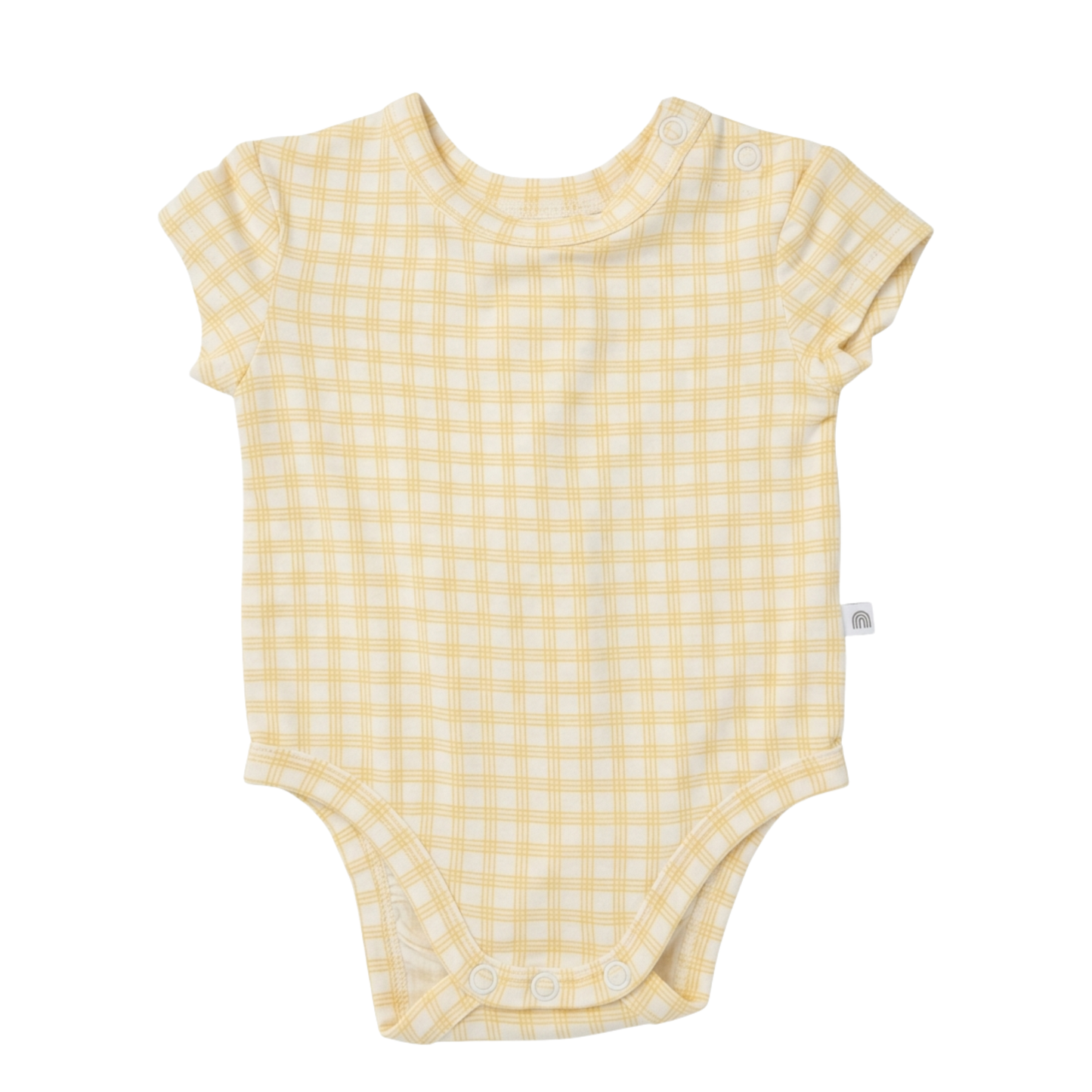 Kynd Baby goldie check short sleeve bodysuit  - size 0000 image 0