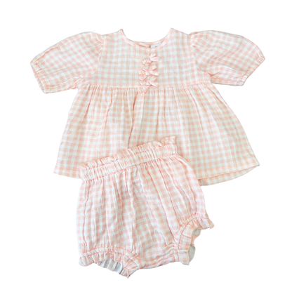 Dymples Bow Top & Bloomers Set - size 2