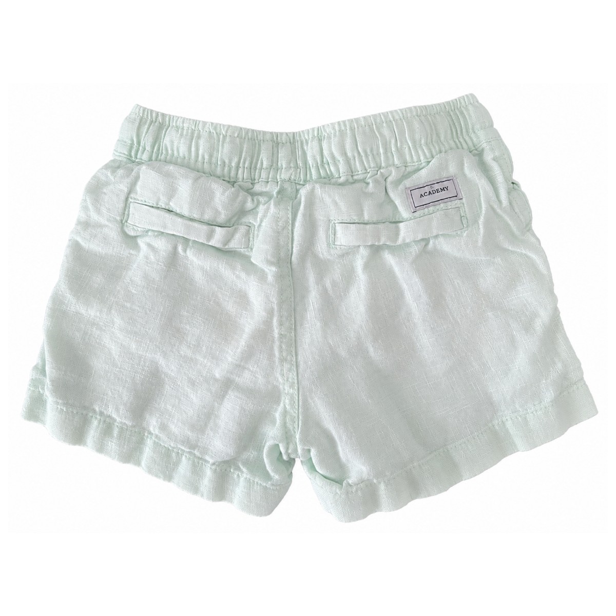 Academy Rookie Green Linen Short - size 2