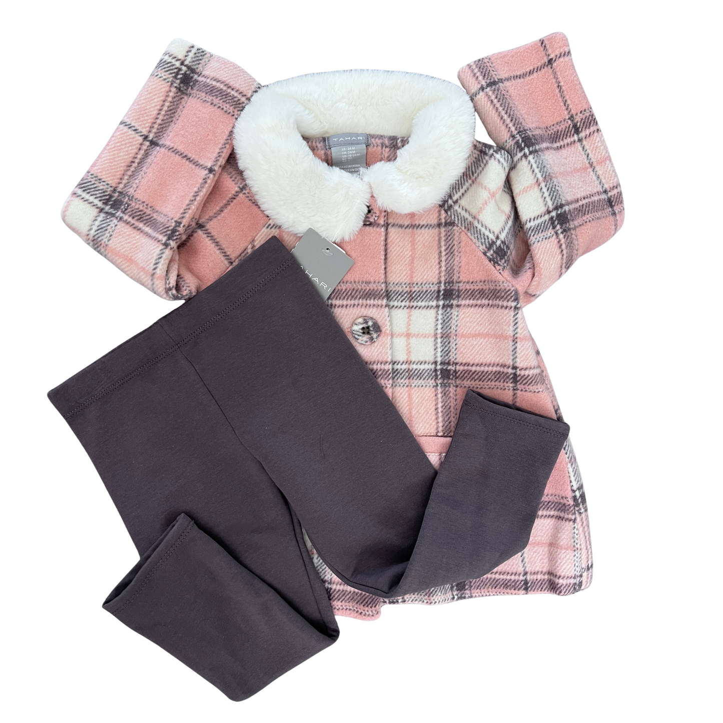 Tahari coat & leggings set - size 2 image 0